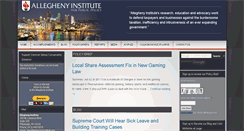 Desktop Screenshot of alleghenyinstitute.org